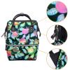 Large-Capacity Multifunctional Waterproof Diaper Backpack for Moms and Dads, Pineapple, Multicolor 7, One Size view 3