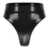 ranrann Women's Wetlook High Waist Hotpants view 3