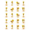 Printed Wafer Sheets – Maya the Bee, Round, Various Sizes view 1