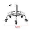 Adjustable Salon Stool with Stainless Steel Base, Color E view 4