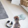 Macaron Elevated Cat Double Bowl view 3