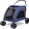 X&Z-XAOY Durable Pet Stroller for Dogs, Cats & Large Dogs, Blue view 1