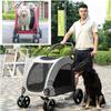 X&Z-XAOY Durable Pet Stroller for Dogs, Cats & Large Dogs, Blue view 2