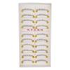 Duendhd 10 Pairs Natural Black Lower False Eyelashes with Clear Band view 1