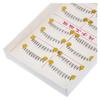 Duendhd 10 Pairs Natural Black Lower False Eyelashes with Clear Band view 2