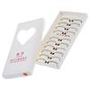 Duendhd 10 Pairs Natural Black Lower False Eyelashes with Clear Band view 3