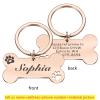 Personalized Dog Collar ID Tag - Stainless Steel view 2