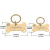 Personalized Dog Collar ID Tag - Stainless Steel view 3