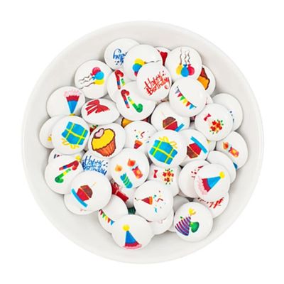 Printed Chocolate Lentils – Birthday Design – Milk Chocolate (150)