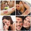 10-Sheet Valentine's Day Temporary Tattoo Set, Waterproof Heart Body Stickers view 4