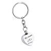 DOTUIARG Always in My Heart Pet Paw Cremation Urn Keychain Memorial Pendant with Free Engraving view 1