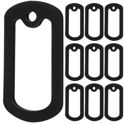 GALPADA 12-Pack Silicone Dog Tag Protective Covers