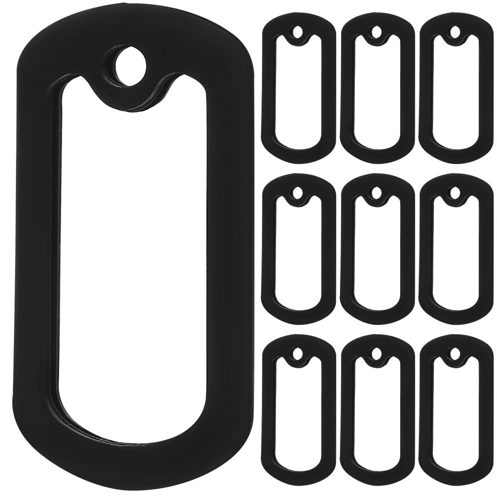 GALPADA 12-Pack Silicone Dog Tag Protective Covers