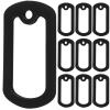 GALPADA 12-Pack Silicone Dog Tag Protective Covers view 1