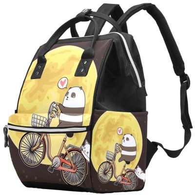Large-Capacity Multifunctional Waterproof Diaper Bag Backpack for Moms and Dads, Jellyfish, Color 2, One Size