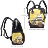 Large-Capacity Multifunctional Waterproof Diaper Bag Backpack for Moms and Dads, Jellyfish, Color 2, One Size view 2