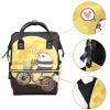 Large-Capacity Multifunctional Waterproof Diaper Bag Backpack for Moms and Dads, Jellyfish, Color 2, One Size view 3
