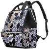 Large-Capacity Multifunctional Waterproof Diaper Backpack for Moms and Dads, Butterfly, Color 2, One Size view 1