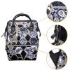 Large-Capacity Multifunctional Waterproof Diaper Backpack for Moms and Dads, Butterfly, Color 2, One Size view 3