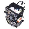 Large-Capacity Multifunctional Waterproof Diaper Backpack for Moms and Dads, Butterfly, Color 2, One Size view 4