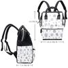 Large-Capacity Multifunctional Waterproof Diaper Backpack for Moms and Dads, Starry Sky, Color 10, One Size view 2