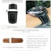 AEMALL Genuine Cowhide Leather Watch Band, 20/21/22 mm, for Omega Seamaster 300 and Speedmaster, Agate view 3