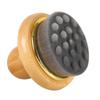 Bath and Body Brush, Back Scrubber, Dry Exfoliating Brush with Handle, Black view 1