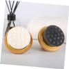 Bath and Body Brush, Back Scrubber, Dry Exfoliating Brush with Handle, Black view 2