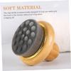 Bath and Body Brush, Back Scrubber, Dry Exfoliating Brush with Handle, Black view 4
