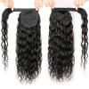 Ponytail Hair Extension, Long Wavy 12–26" Wrap-Around Clip-In Ponytail, Brazilian Remy Human Hair, Natural F view 2