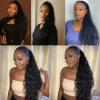 Ponytail Hair Extension, Long Wavy 12–26" Wrap-Around Clip-In Ponytail, Brazilian Remy Human Hair, Natural F view 4