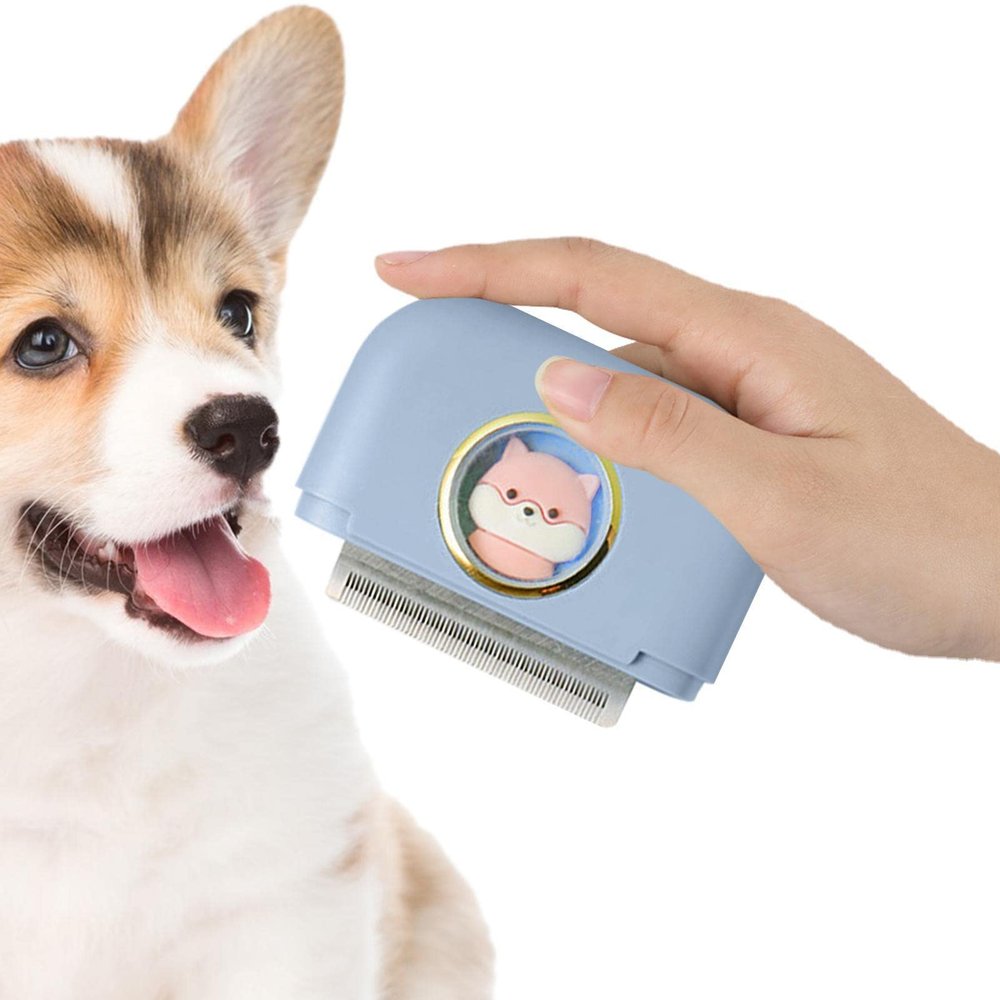 Cat Grooming Comb | Cartoon Pet Brush for Indoor Cats