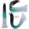 60 cm Colorful Braided Ponytail Hair Extensions, 12-Piece Set view 3