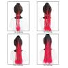 60 cm Colorful Braided Ponytail Hair Extensions, 12-Piece Set view 4