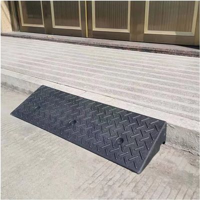 Curb Ramps for Low Cars and Scooters, Heavy-Duty Rubber Threshold Ramp, Non-Slip, 100 x 25 x 7 cm