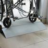Aluminum Wheelchair Ramp, Bridge-Style Threshold Ramp with Adjustable Support Feet, for Home Stairs (102 × 74 cm / 40 × 29 in) view 4