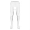 Alvivi Women's White Nylon Crotchless Tights, One Size view 1