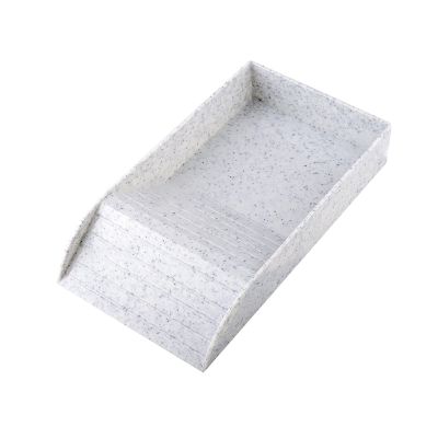 PEVSCO Reptile Feeding Box and Climbing Ramp, Habitat Tray for Indoor and Outdoor Use (Color: B)