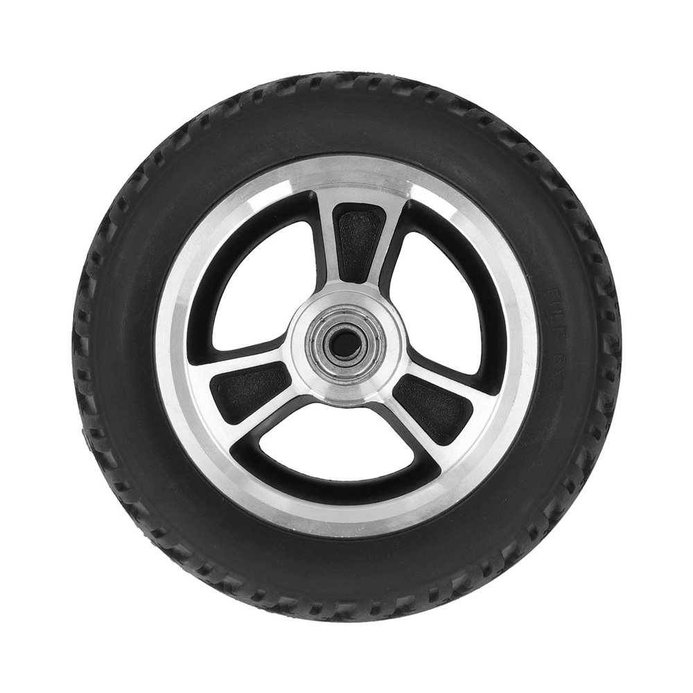 Kadimendium 6-Inch PU Solid Replacement Wheel for Wheelchairs and Rollators