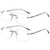 KOOSUFA Rimless Anti-Blue Light Reading Glasses view 1