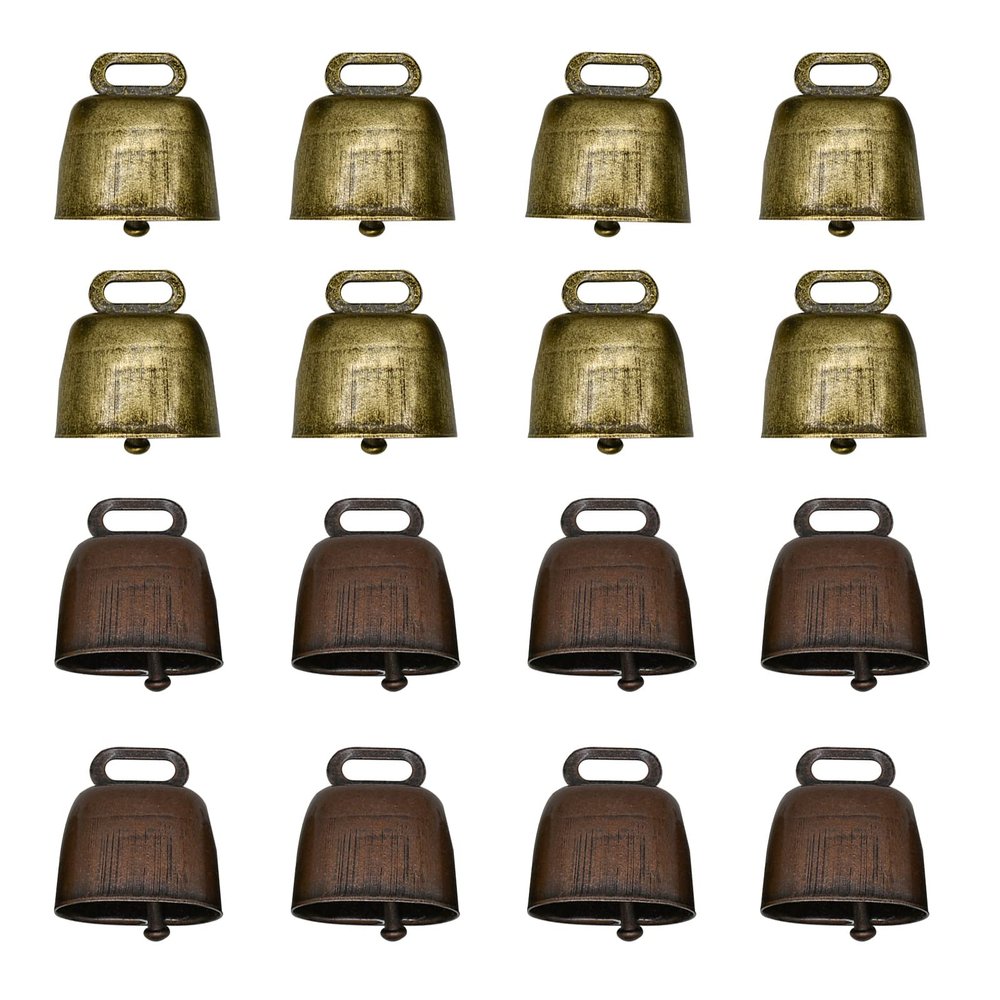 Pinenjoy 24-Pack 3.5 cm Bronze Animal Bells for Pets and Livestock