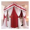 Mosquito Net Bed Canopy for European-Style Canopy Beds, Red, 180 x 200 cm view 1