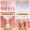 Mosquito Net Bed Canopy for European-Style Canopy Beds, Red, 180 x 200 cm view 4