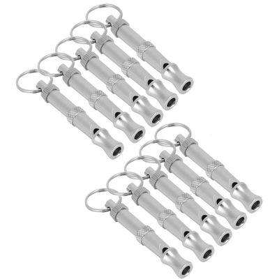 Pet Training Whistles, 10-Piece Stainless Steel Adjustable Dog Whistles
