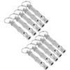 Pet Training Whistles, 10-Piece Stainless Steel Adjustable Dog Whistles view 1