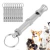 Pet Training Whistles, 10-Piece Stainless Steel Adjustable Dog Whistles view 2