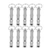 Pet Training Whistles, 10-Piece Stainless Steel Adjustable Dog Whistles view 3