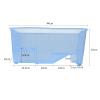 Anti-Escape Turtle Tank with Drying Platform and Double-Layer Design view 2