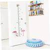 Levemolo 3-Piece Height Chart Wall Stickers for Kids' Rooms with Colorful Animal Designs view 2