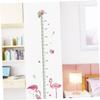Levemolo 3-Piece Height Chart Wall Stickers for Kids' Rooms with Colorful Animal Designs view 4